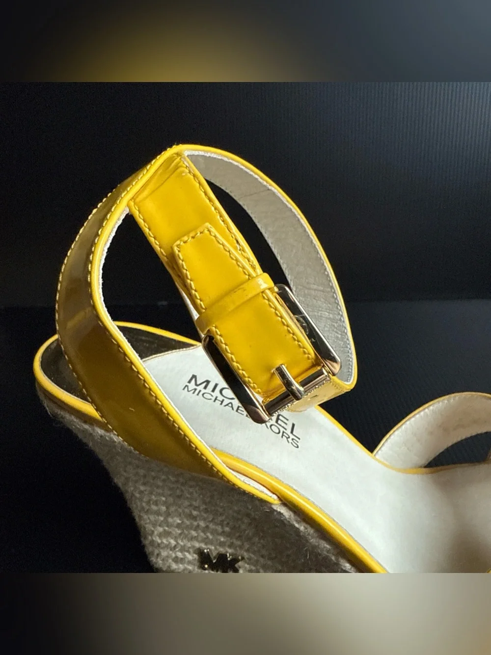 NIB Michael Kors Citrus Kami Ankle Strap Espadrille Sandal Women’s Size 9
